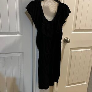 Forever 21 Black Midi Dress